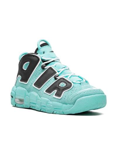 Shop Nike Air More Uptempo Sneakers In Blue
