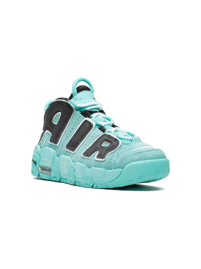 Shop Nike Air More Uptempo (ps) Sneakers In Blue