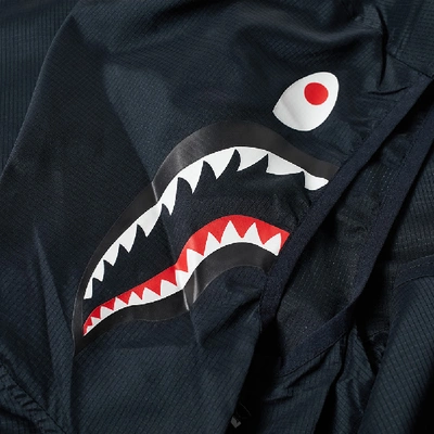 Shop A Bathing Ape Shark Hooded Jacket In Black