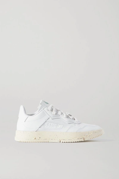 Shop Adidas Originals Sc Premiere Vegan Leather Sneakers In White