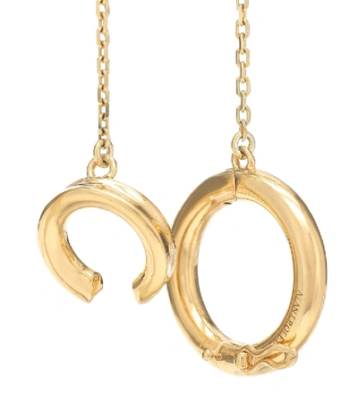 Shop Alan Crocetti Loophole Gold-vermeil Necklace