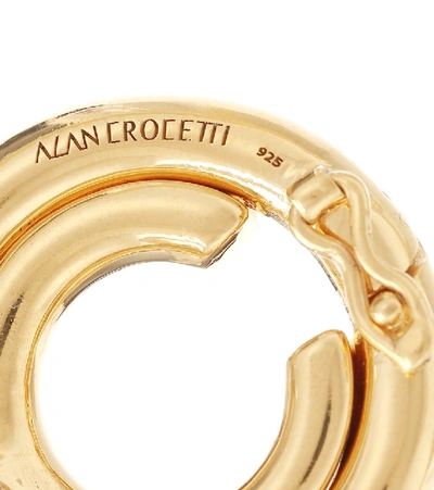 Shop Alan Crocetti Loophole Gold-vermeil Necklace