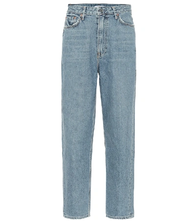 Shop Grlfrnd Kinsey High-rise Straight Jeans In Blue