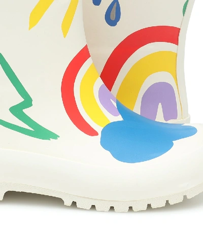 Shop Stella Mccartney Printed Rubber Boots In Multicoloured