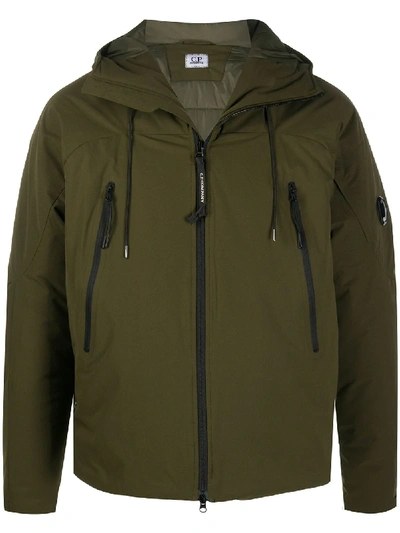 Shop C.p. Company Padded Shell Jacket In Green