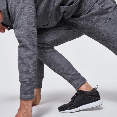 Shop Oakley Enhance Grid Fleece Pant 10.7 In Gray