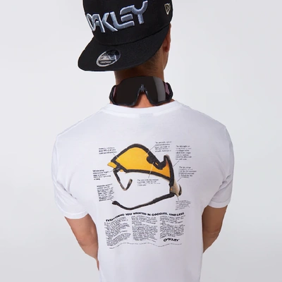 Shop Oakley Heritage Eyeshade Tee In White