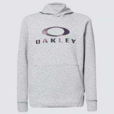 Shop Oakley Enhance Qd Fleece Hoodie 10.7 In Gray