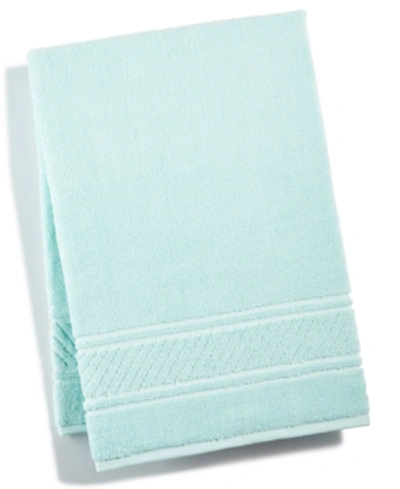 Shop Martha Stewart Collection Spa 100% Cotton Bath Sheet, 33" X 64", Created For Macy's In Sea Spray
