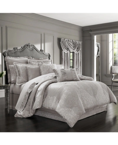 Shop J Queen New York La Scala 4-pc. Comforter Set, Queen In Silver