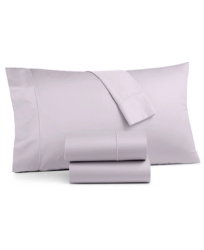 Shop Charter Club Sleep Luxe 800 Thread Count 100% Cotton 4-pc. Sheet Set, California King, Created For Macy's In Wisteria (light Purple)