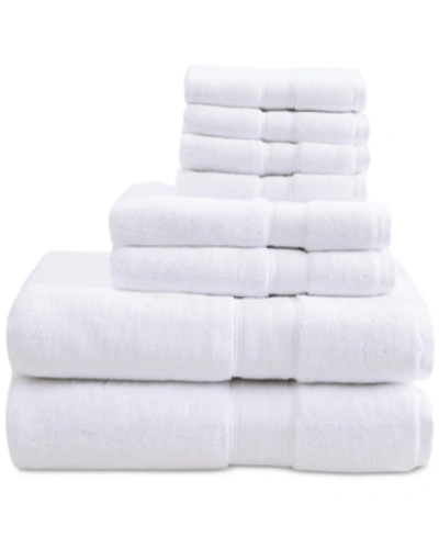 Shop Madison Park Solid 800gsm Cotton 8-pc. Bath Towel Set In White