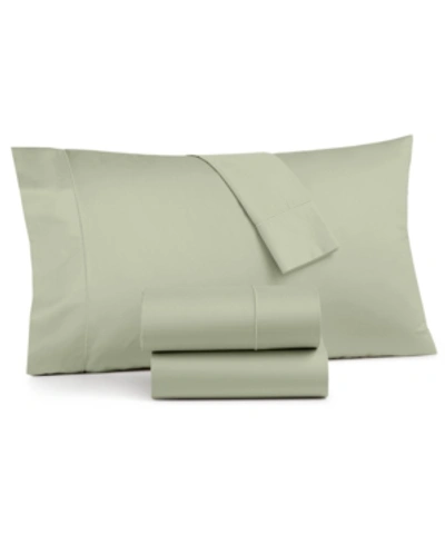 Shop Charter Club Sleep Luxe 800 Thread Count 100% Cotton 4-pc. Sheet Set, California King, Created For Macy's In Aloe (light Green)