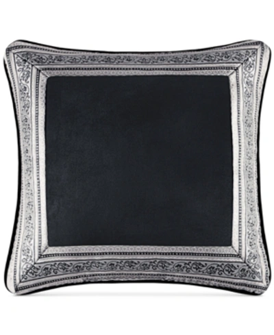 J Queen New York Guiliana Decorative Pillow, 18" X 18" In Silver