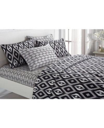 Shop Chic Home Arundel 6-pc Queen Sheet Set Bedding In Black