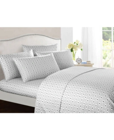 Shop Chic Home Ayala 4-pc Twin Sheet Set Bedding In Grey