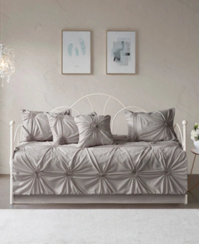Madison Park Leila 6-pc. Daybed Cover Set In Dark Gray