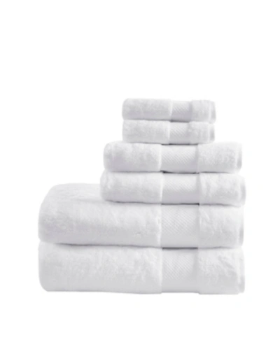 Shop Madison Park Turkish Cotton 6-pc. Bath Towel Set In White