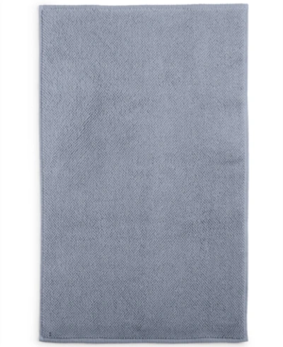Hotel Collection Finest Elegance Luxury Turkish Cotton Tub Mat, 26" X 34", Exclusively At Macy's In Slate Blue
