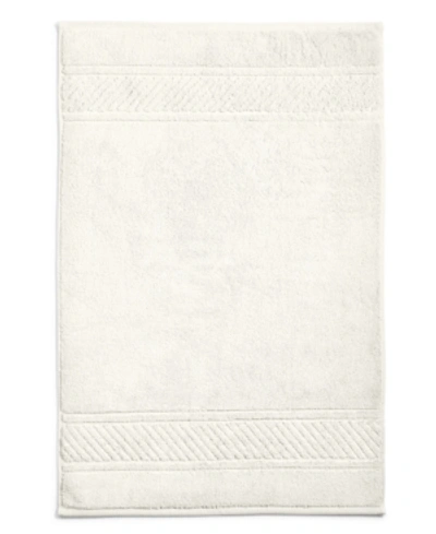 Shop Martha Stewart Collection Spa 100% Cotton Tub Mat, 20" X 30", Created For Macy's In Vanilla