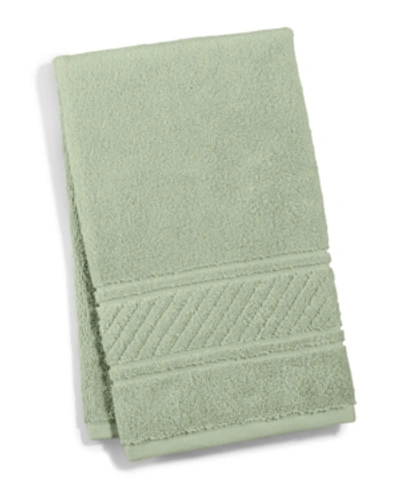 Martha Stewart Collection Collection Spa 100% Cotton Hand Towel, 16" X 28", Exclusively At Macy's In Aloe