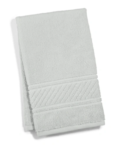 Martha Stewart Collection Collection Spa 100% Cotton Hand Towel, 16" X 28", Exclusively At Macy's In Silver Pearl