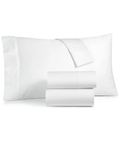 Charter Club Solid Extra Deep Pocket 550 Thread Count 100% Cotton 4-pc. Sheet Set, Queen, Exclusively At Macy's In White