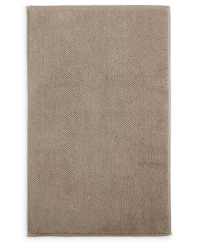 Hotel Collection Finest Elegance Luxury Turkish Cotton Tub Mat, 26" X 34", Exclusively At Macy's In Flax