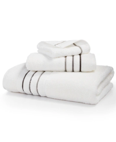 Shop Hotel Collection Ultimate Micro Cotton Borderline 30" X 56" Bath Towel, Created For Macy's In Grey