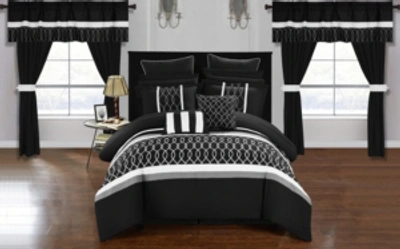 Chic Home Dinah 24-pc King Comforter Set Bedding In Black | ModeSens