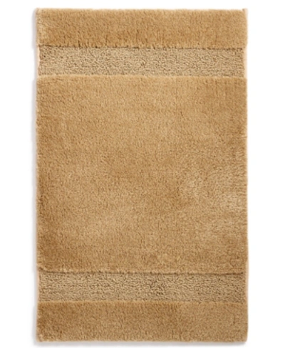 Shop Martha Stewart Collection Spa Super Soft Bath Rug, 25.5" X 45", Created For Macy's In Walnut