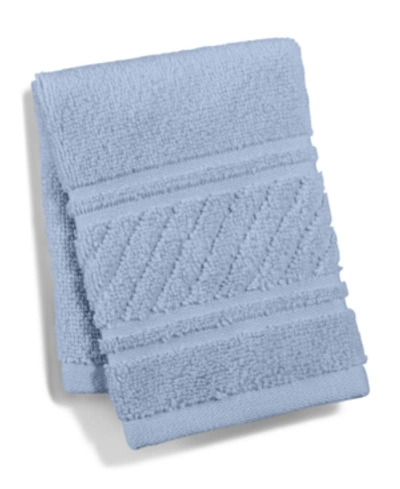 Martha Stewart Collection Collection Spa 100% Cotton Washcloth, 13" X 13", Exclusively At Macy's In Frozen Pond