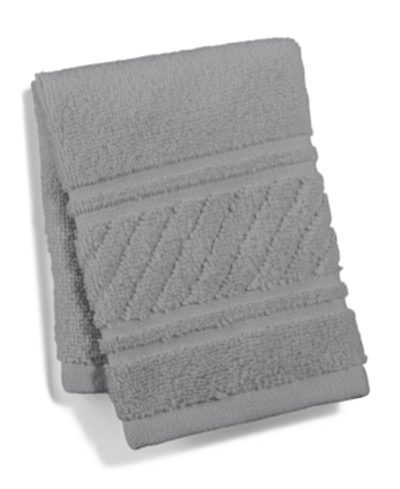 Martha Stewart Collection Collection Spa 100% Cotton Washcloth, 13" X 13", Exclusively At Macy's In Mourning Dove