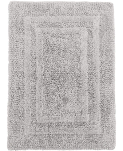 Hotel Collection 100% Cotton Reversible Bath Rug, 27" X 48", Exclusively At Macy's In Mercury