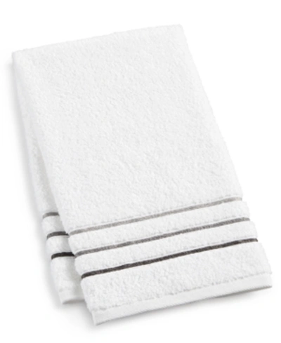Hotel Collection Ultimate Microcotton Borderline Hand Towel, 16" X 30", Exclusively At Macy's In Grey