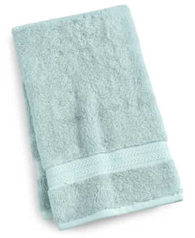 Hotel Collection Finest Elegance Luxury Turkish Cotton Hand Towel. 18" X 30", Exclusively At Macy's In Ice Blue