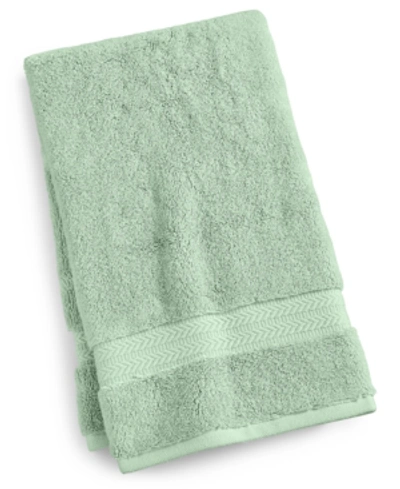 Hotel Collection Finest Elegance Luxury Turkish Cotton Hand Towel. 18" X 30", Exclusively At Macy's In Pale Aqua