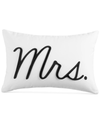 Shop Charter Club Embroidered Decorative Pillows, 12" X 18", Created For Macy's In Mrs.