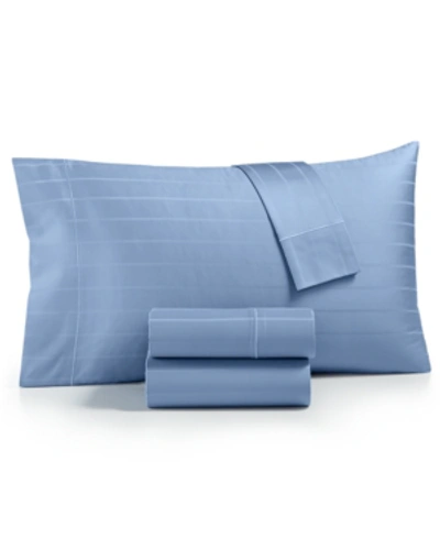 Shop Charter Club Sleep Cool 400 Thread Count Hygrocotton Sheet Sets, Twin Xl, Created For Macy's In Denim Sky