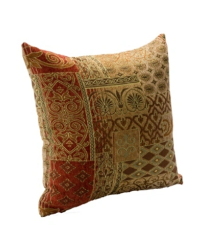 Shop Siscovers Empress Decorative Pillow, 20" X 20" In Gold