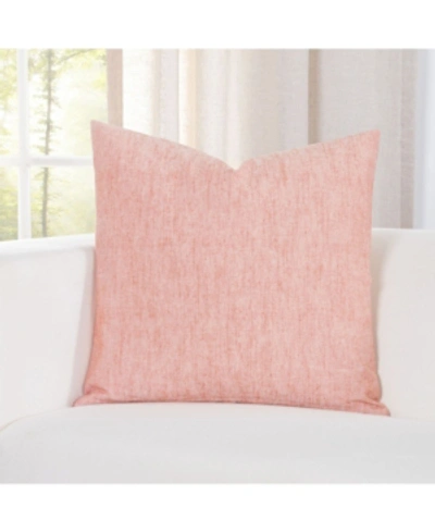 Shop Siscovers Pacific Linen Decorative Pillow, 16" X 16" In Lt Orange