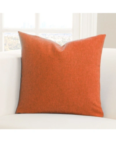 Shop Siscovers Wooly Decorative Pillow, 16" X 16" In Med Orange
