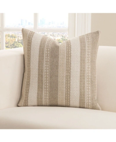 Shop Siscovers Heirloom Farmhouse Decorative Pillow, 16" X 16" In Med Beige
