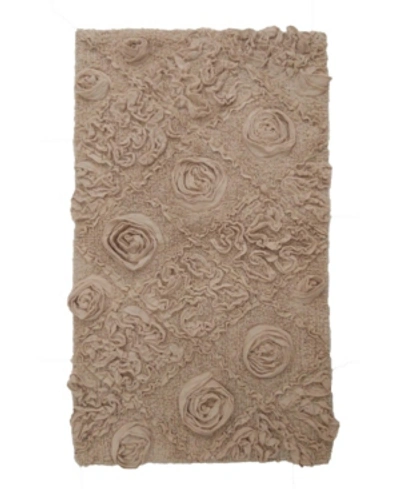 Home Weavers Modesto Bath Rug, 24" X 40" In Linen