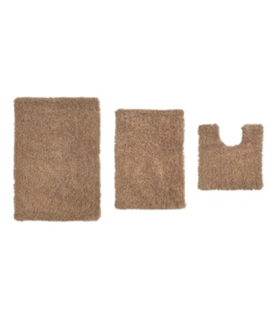 Home Weavers Fantasia 3-pc. Bath Rug Set In Linen