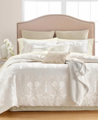 Shop Martha Stewart Collection Closeout!  Chateau Antique Filigree 14-pc. Queen Comforter Set, Created For In White