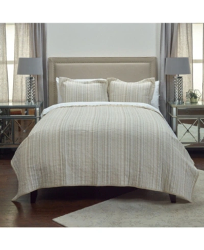 Shop Rizzy Home Riztex Usa Patrick Matelasse Quilt, King In Ivory