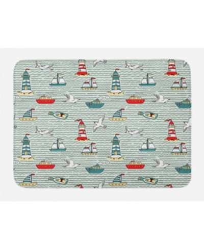 Shop Ambesonne Lighthouse Bath Mat Bedding In Multi