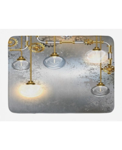 Shop Ambesonne Industrial Bath Mat Bedding In Yellow