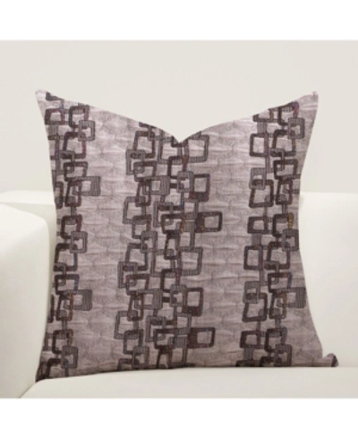 Shop Siscovers Mulholland Drive Decorative Pillow, 26" X 26" In Med Gray